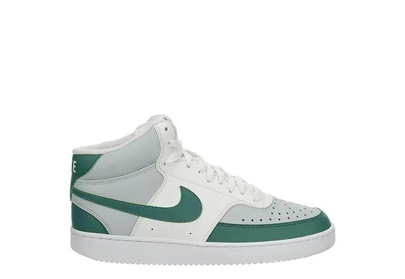 Nike Mens Court Vision Mid Next Nature Casual Sneakers from Finish Line - White Product Image