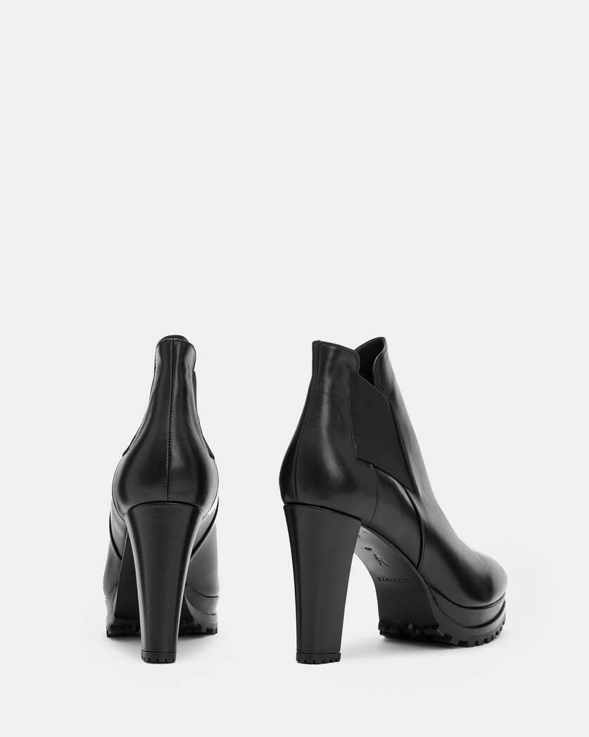 Sarris Heeled Leather Boots Product Image