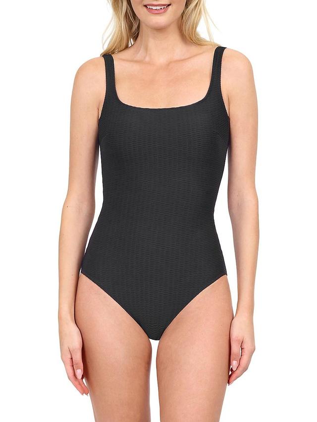 Womens Harbourside Squareneck One-Piece Swimsuit Product Image