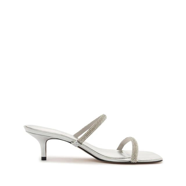 Taliah Square Leather Sandal Female Product Image