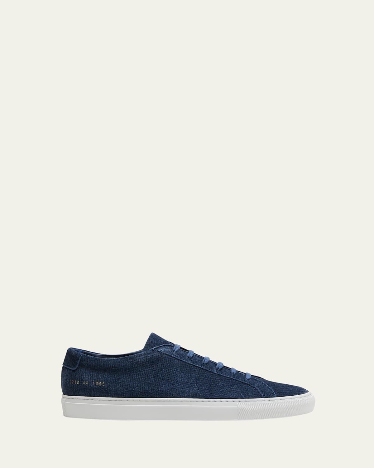 x B. shop Mens Achilles Patterned Suede Low-Top Sneakers Product Image