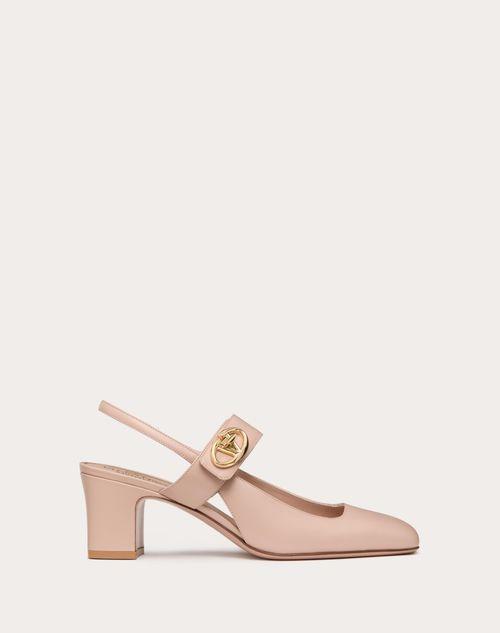 VLOGO LOCKER MARY-JANE SLINGBACK PUMPS IN CALFSKIN 60MM Product Image