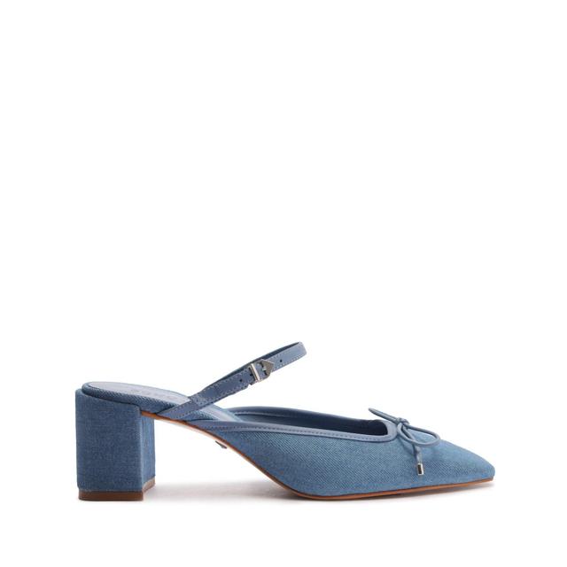 Arissa Denim Block Mule Female Product Image