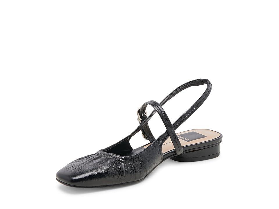 Dolce Vita Rianne (Midnight Crinkle Patent) Women's Flat Shoes Product Image