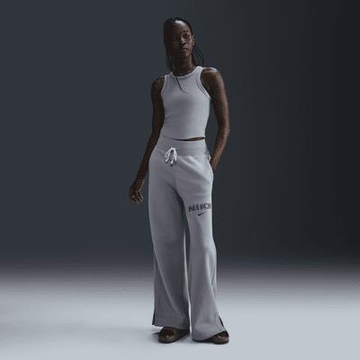 Nike Sportswear Phoenix Fleece Women's High-Waisted Wide-Leg Logo Pants Product Image