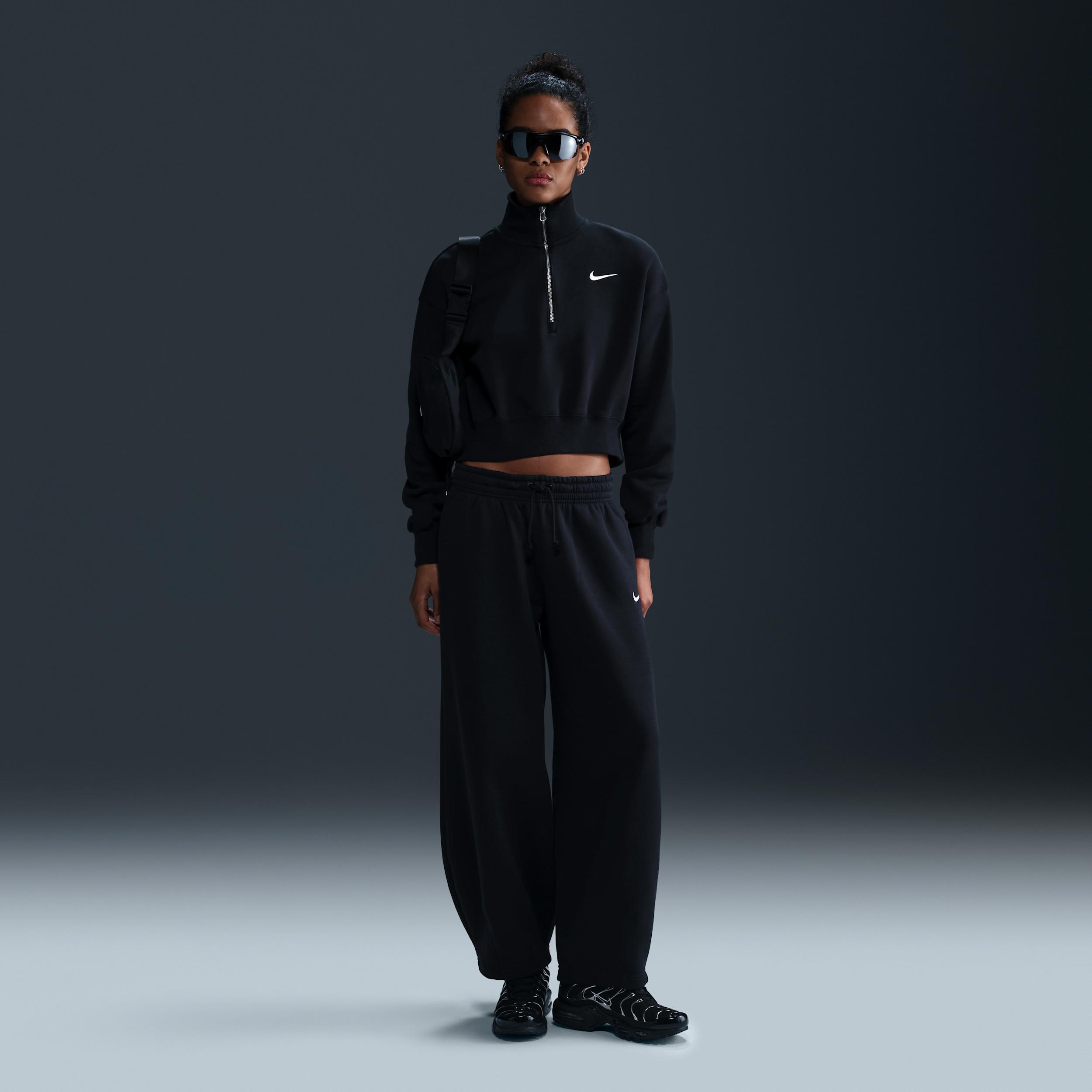 Women's Nike Sportswear Phoenix Fleece Mid-Rise Oversized Tapered Pants Product Image