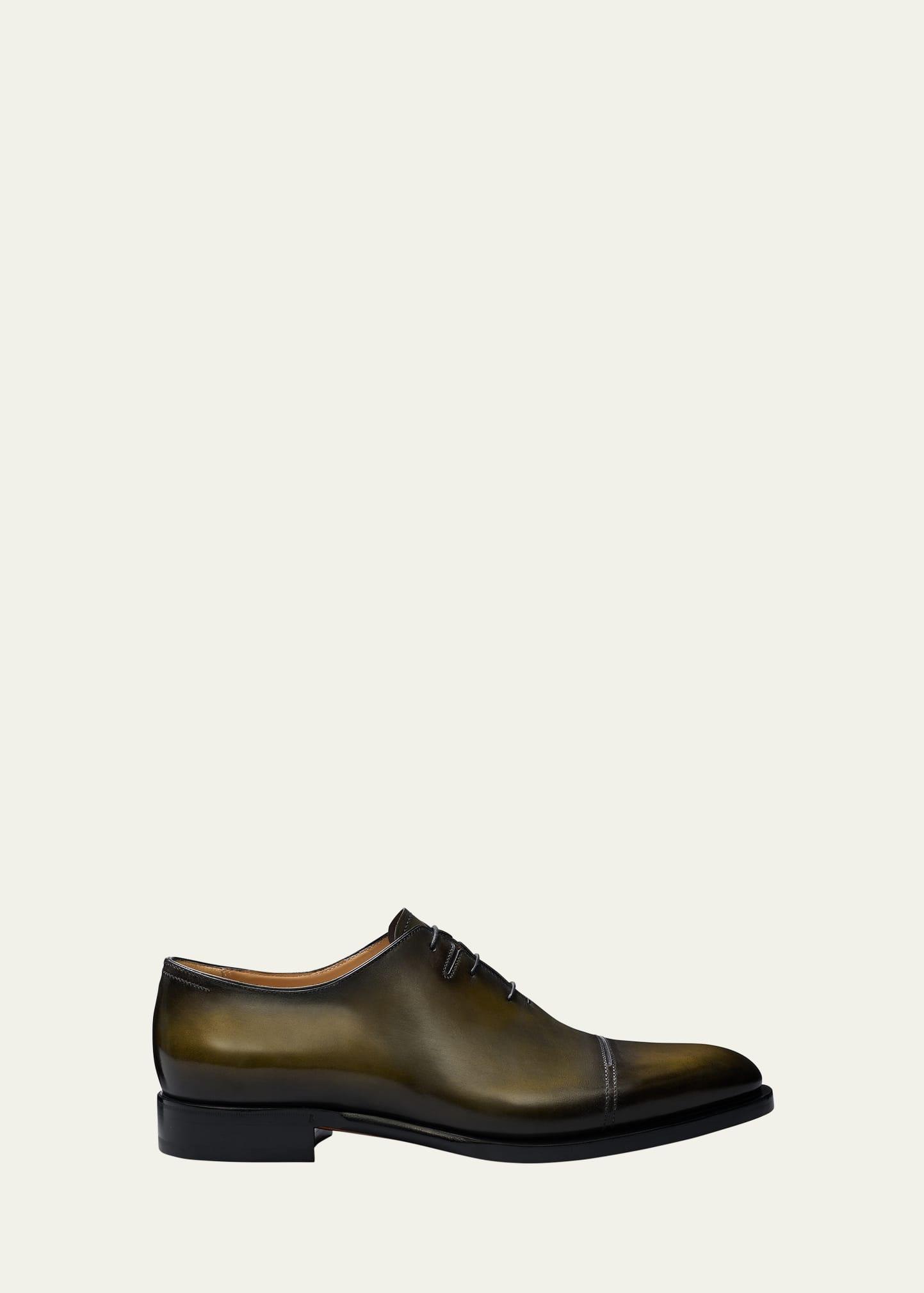 Mens Equilibre Cap-Toe Leather Oxfords Product Image