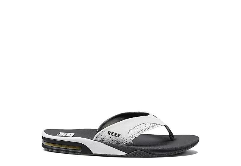 Mens Reef Fanning Sandal - Grey / White Product Image