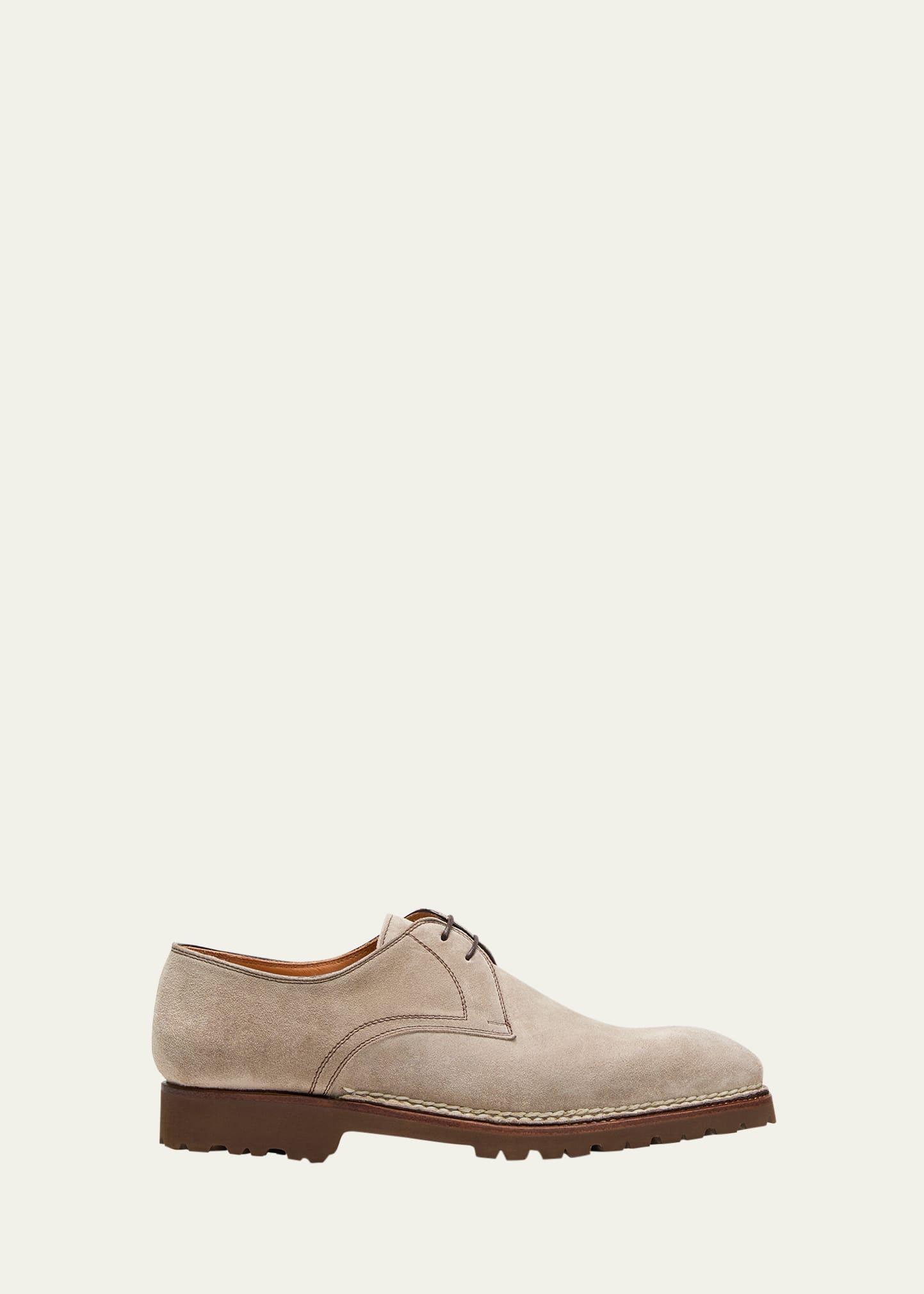 Mens Carnera Suede Derby Shoes Product Image