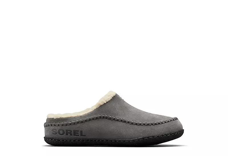 SOREL Falcon Ridge II Scuff Slipper in Grill/Black at Nordstrom, Size 10 Product Image