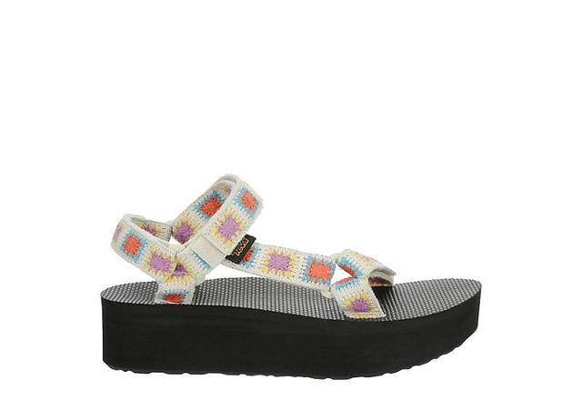 Teva Womens Flatform Crochet Outdoor Sandal Product Image