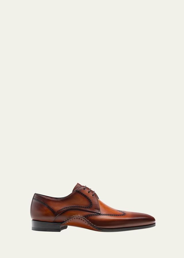 Mens Nacio Leather Wingtip Derby Shoes Product Image