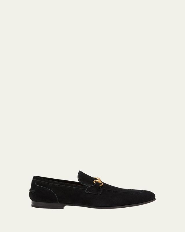 Mens Suede Horsebit Loafers Product Image