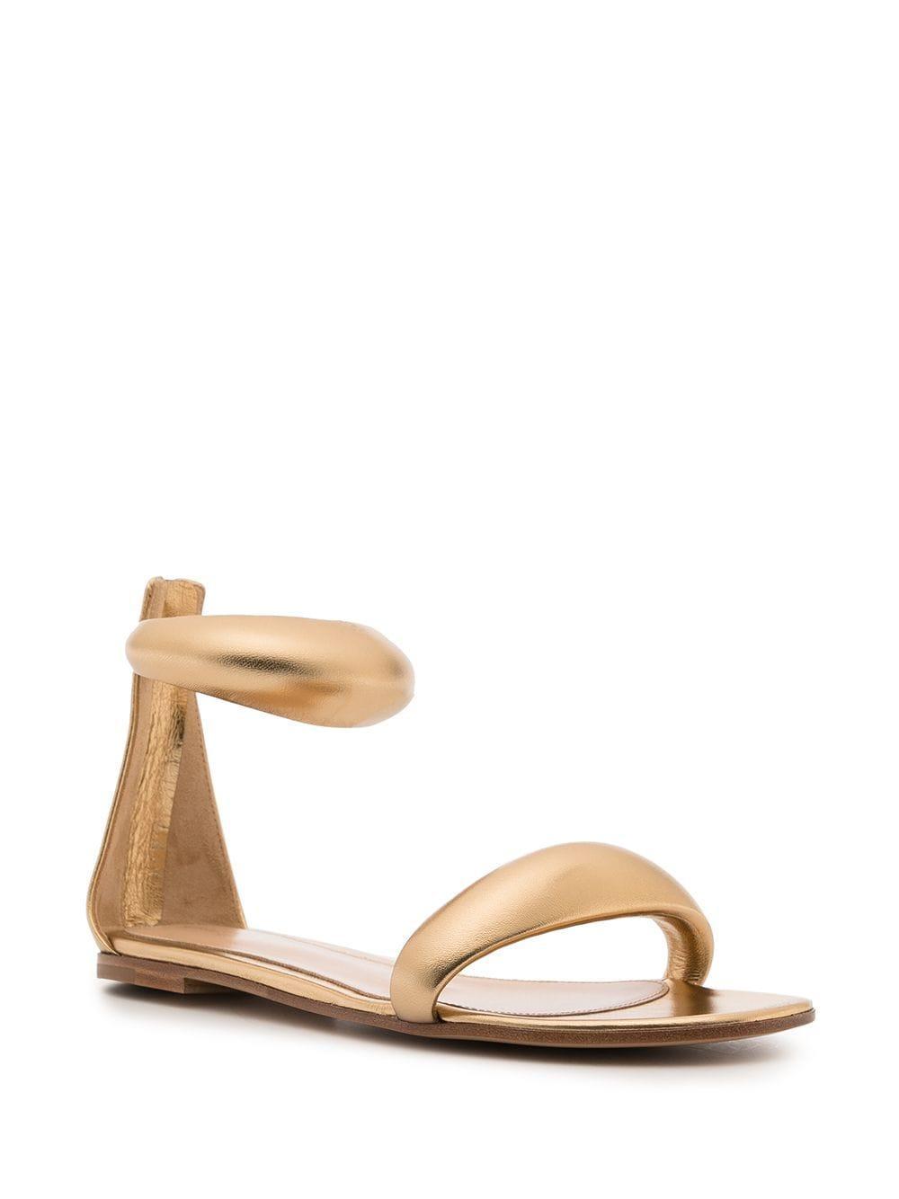 Bijoux 05 Metallic-effect Sandals In Gold Product Image