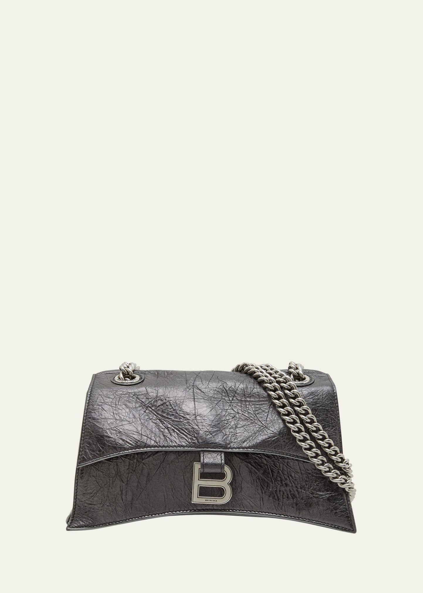 Balenciaga Small Crush Crushed Metallic Leather Shoulder Bag Product Image