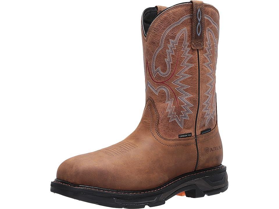 Ariat Workhog XT Wide Square Toe H2O Carbon Toe (Distressed /Bravo ) Men's Work Boots Product Image