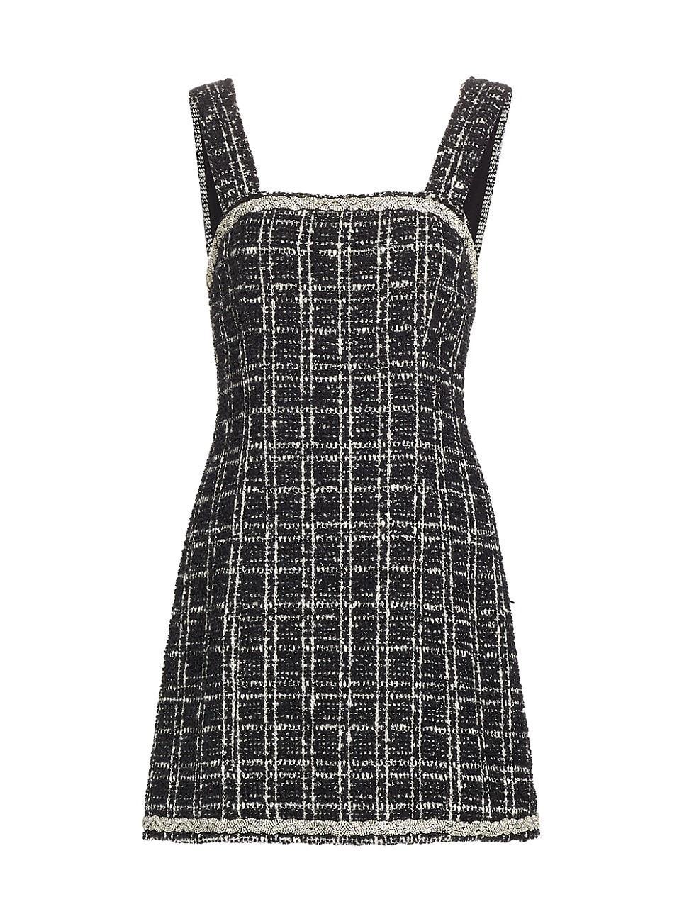 Womens Liran Embellished Tweed Shift Minidress Product Image