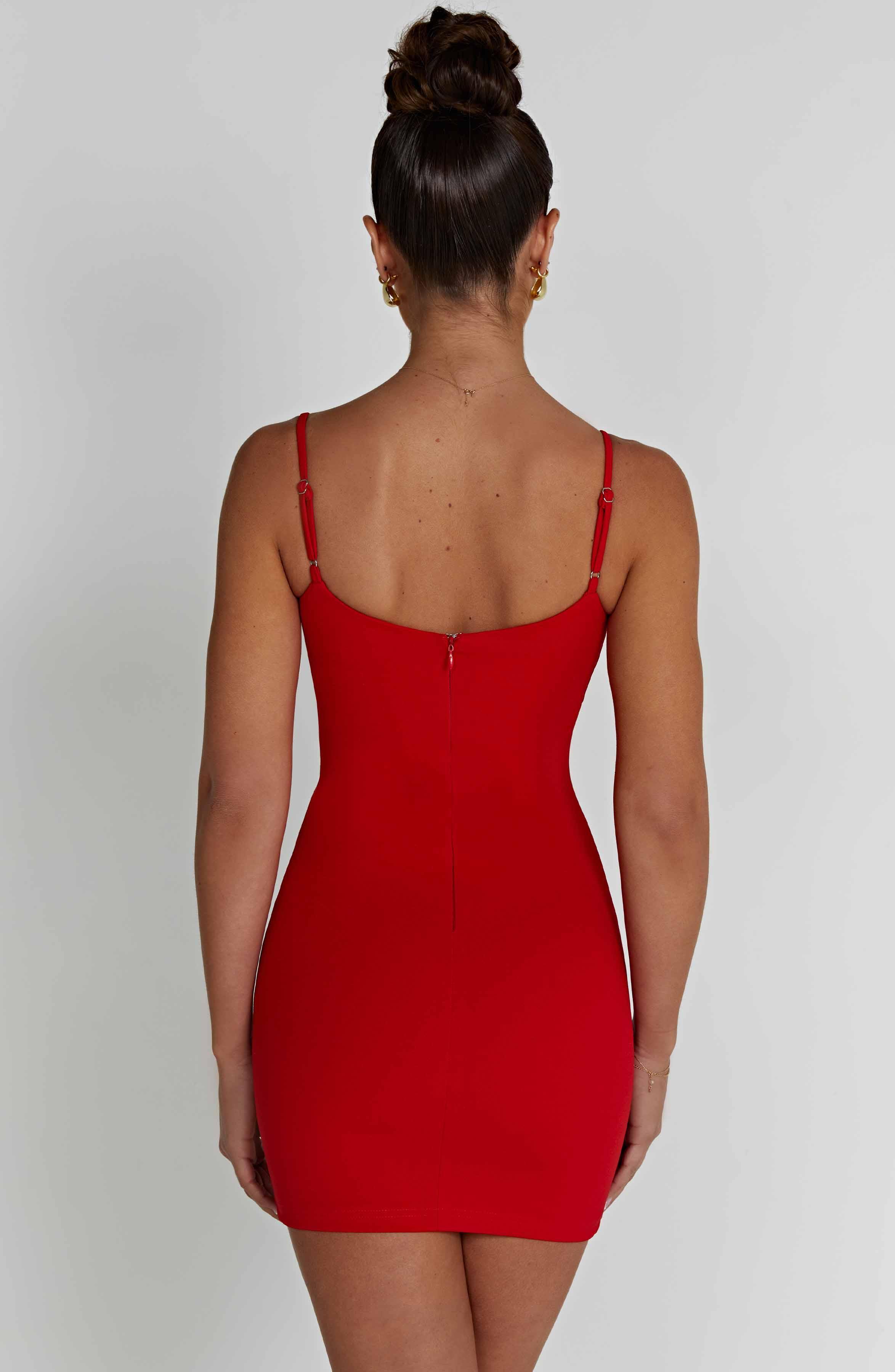 Estee Mini Dress - Red Product Image