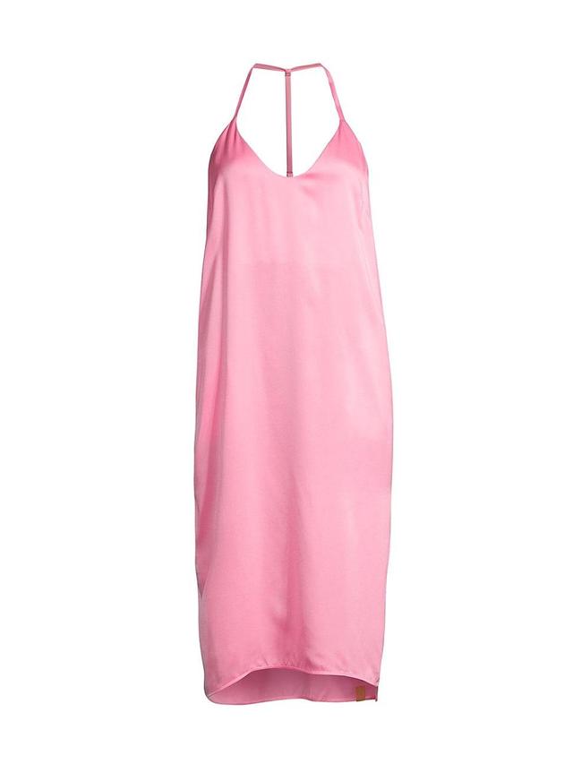 Womens Washable Silk Slip Dress Product Image