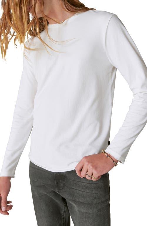 Lucky Brand Venice Burnout Long Sleeve T-Shirt Product Image