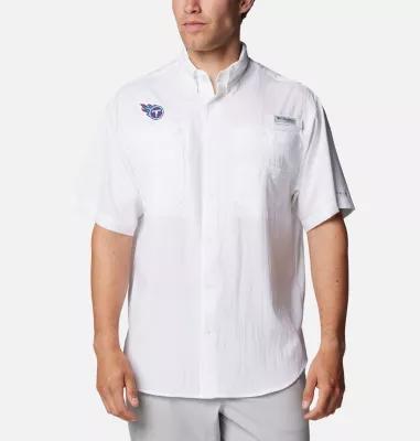 Columbia Men's PFG Tamiami Short Sleeve Shirt - Tennessee Titans- Product Image