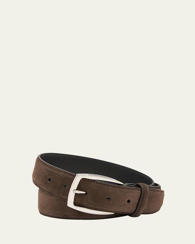 Mens Calf Suede Belt Product Image