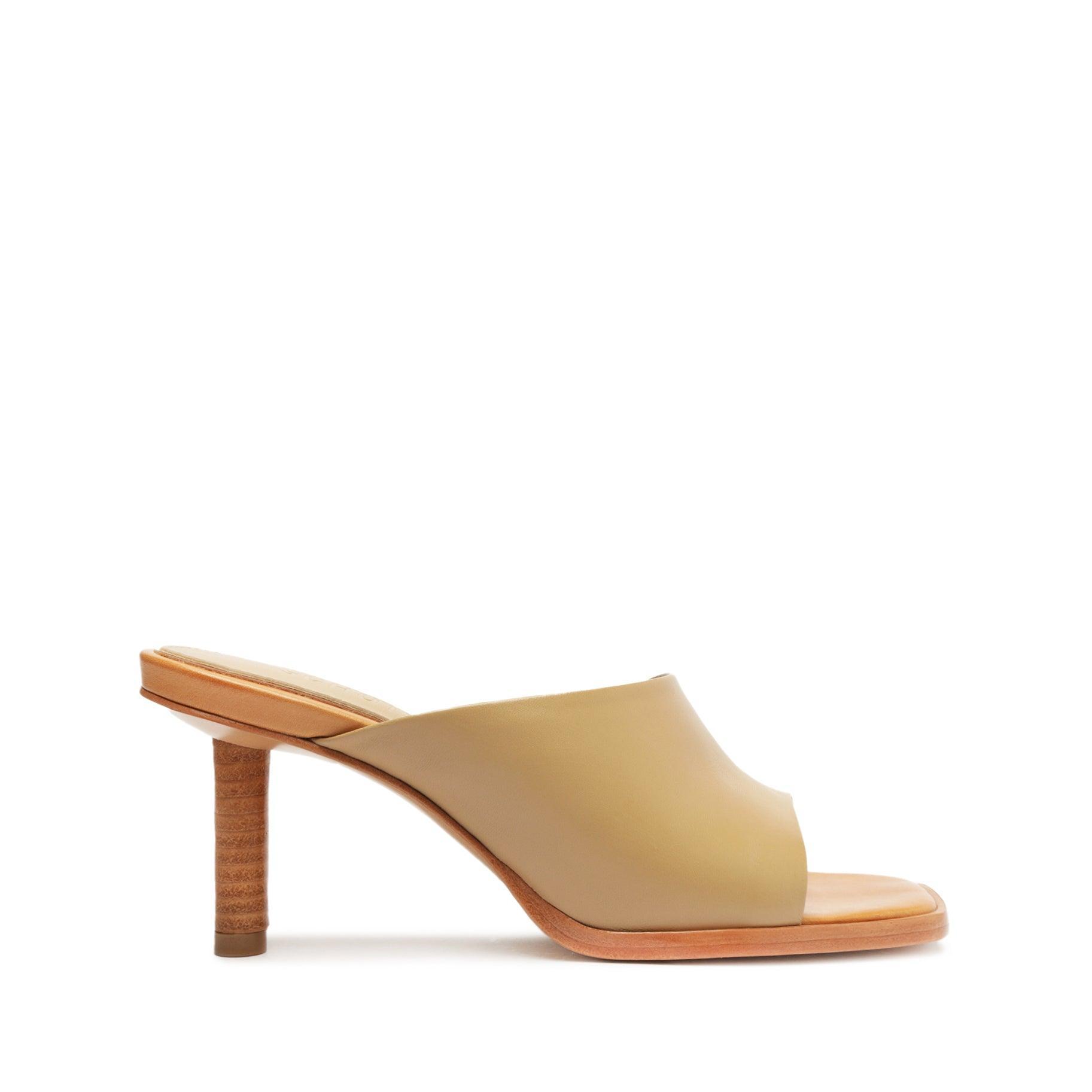 Schutz Zelda Leather Stiletto Mule Slides Product Image