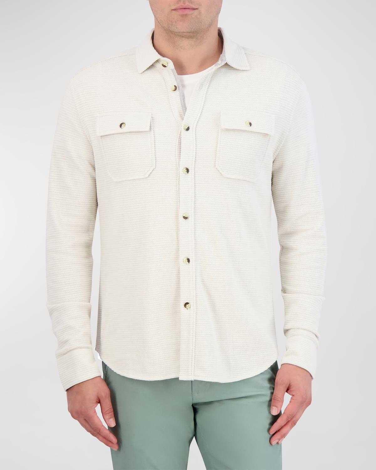 Robert Graham Brunner Knit Button-Up Shirt Product Image