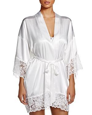 Womens The Bride Satin & Lace Wrapper Robe Product Image