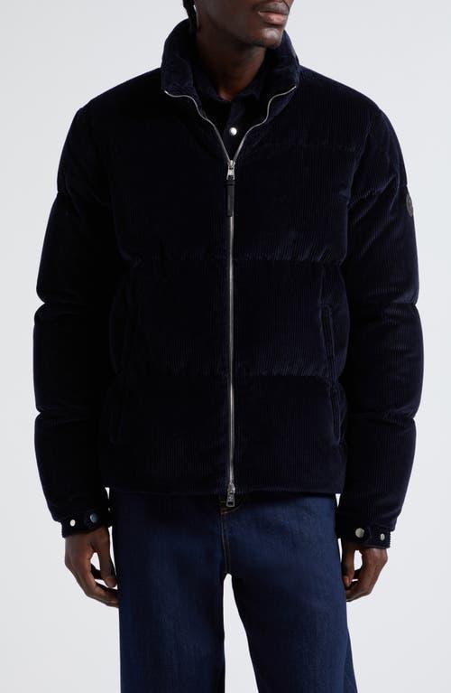 Moncler Besbre Quilted Corduroy Short Down Puffer Jacket Product Image