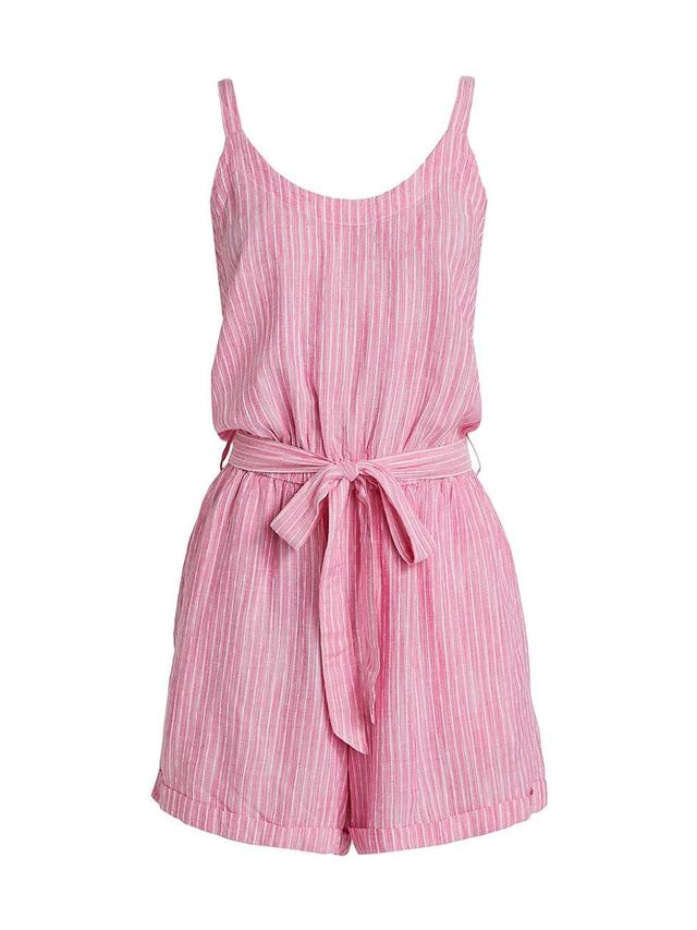 Womens Destiny Stripe Romper Product Image