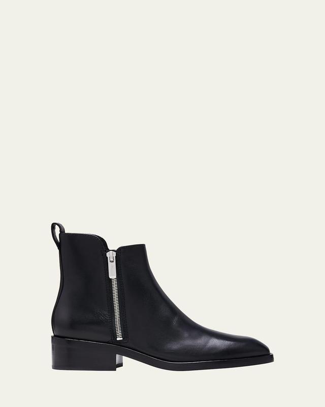 Womens Alexa Leather Ankle Boots Product Image