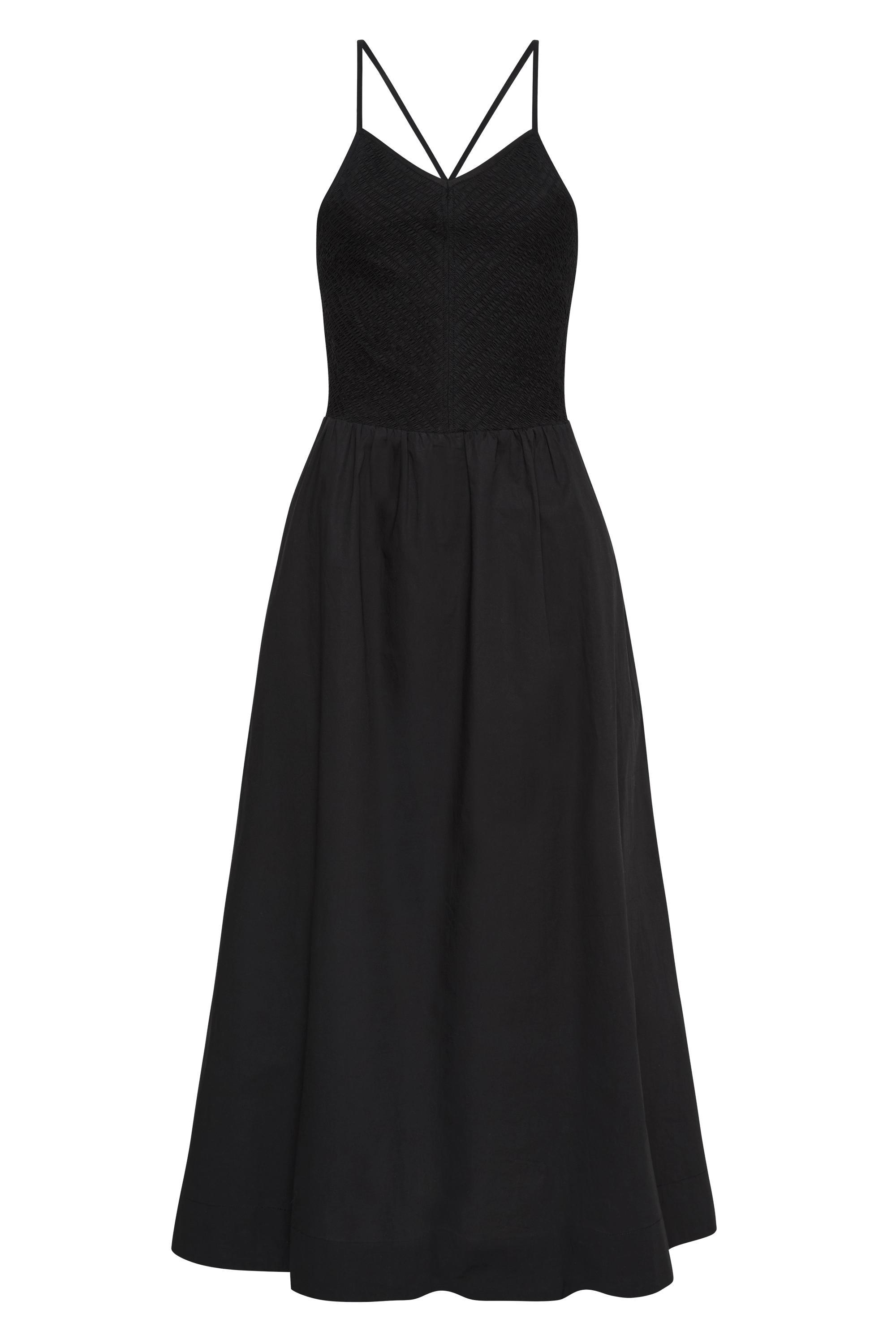 Camera Midi Dress Black Product Image