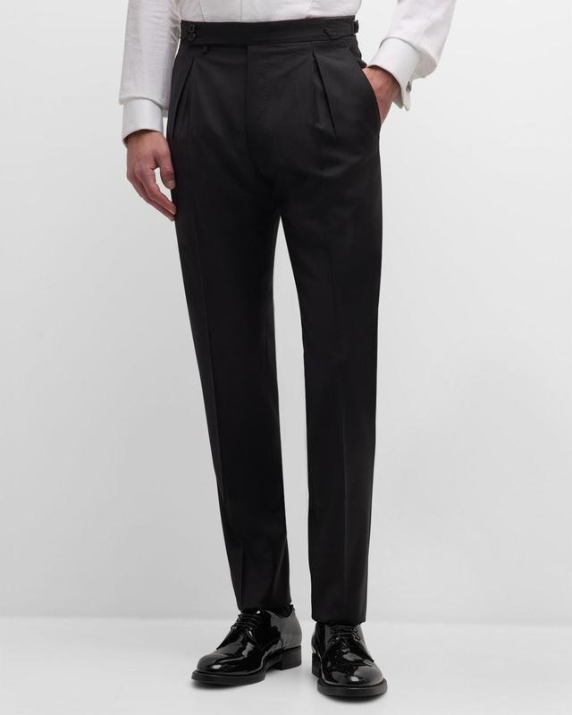 Mens Nico Pleated Formal Trousers Product Image