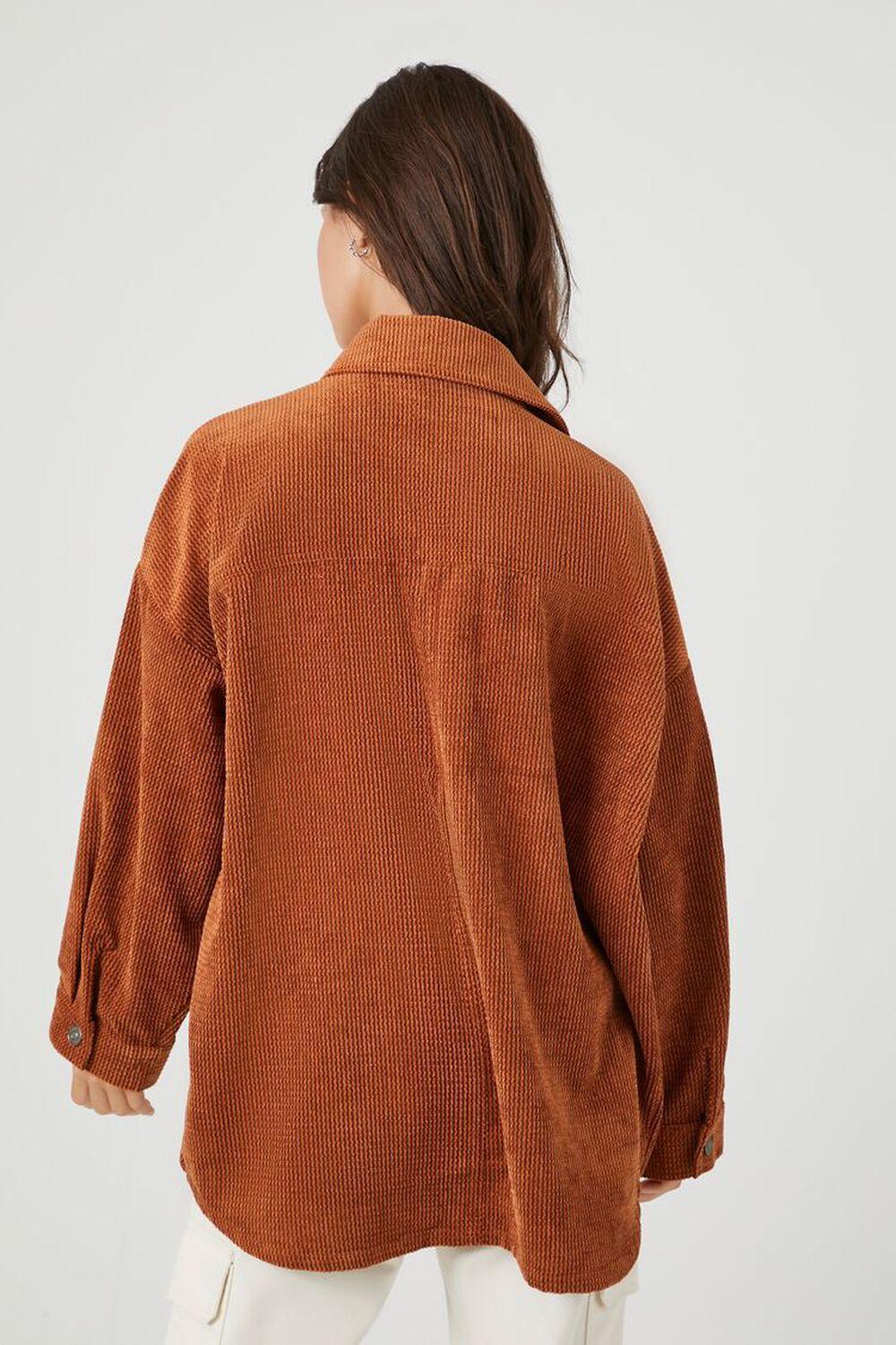 Corduroy Drop-Shoulder Shacket | Forever 21 Product Image