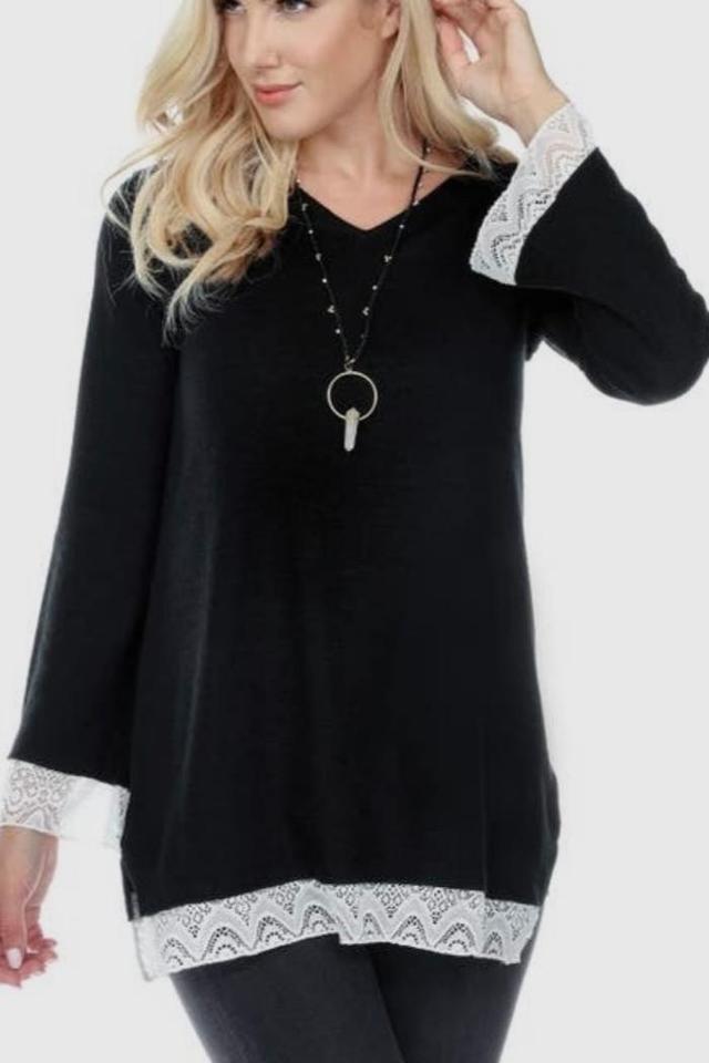 Lace Trim Tunic Product Image