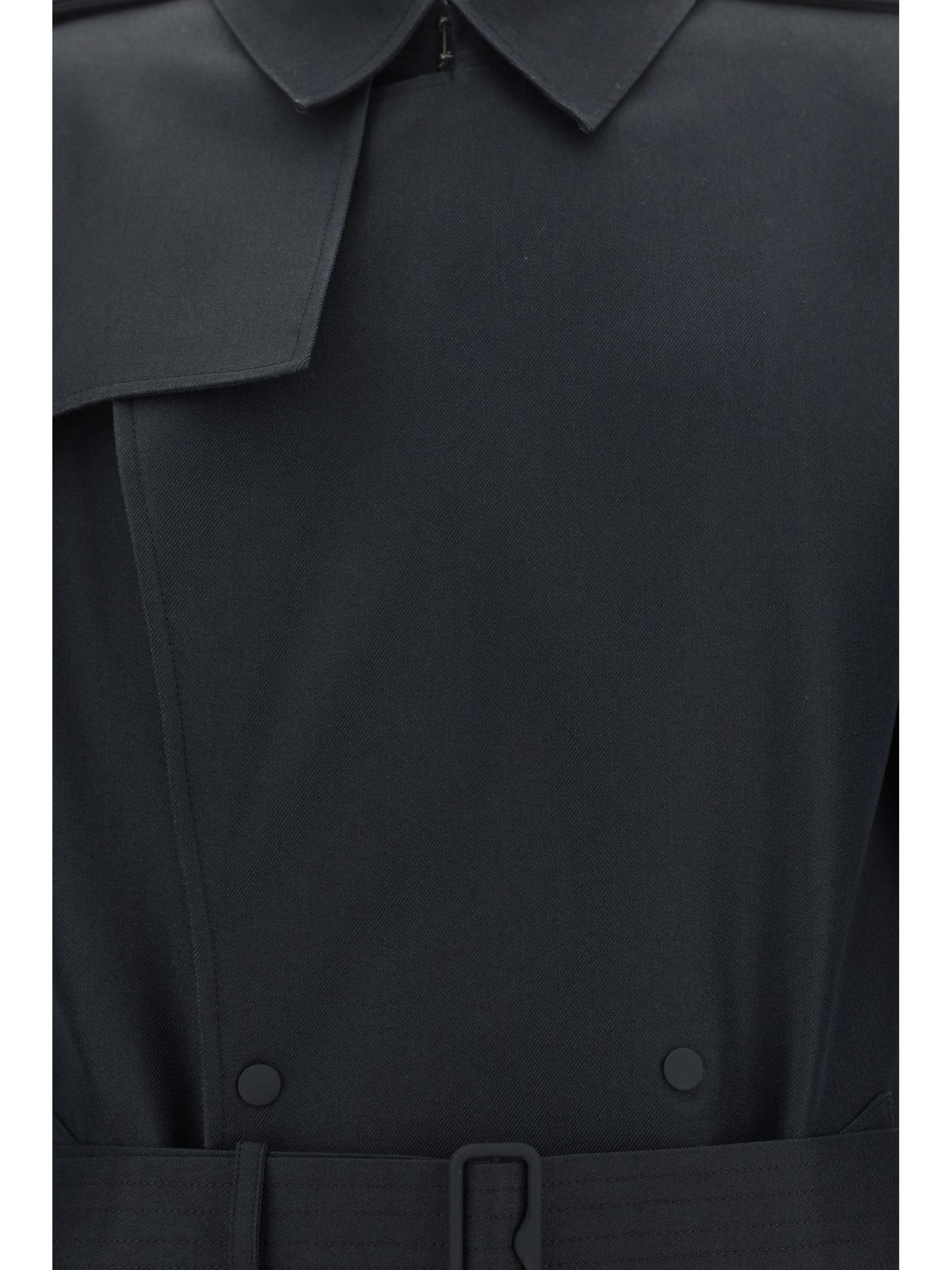 Trench Coat In Black Product Image