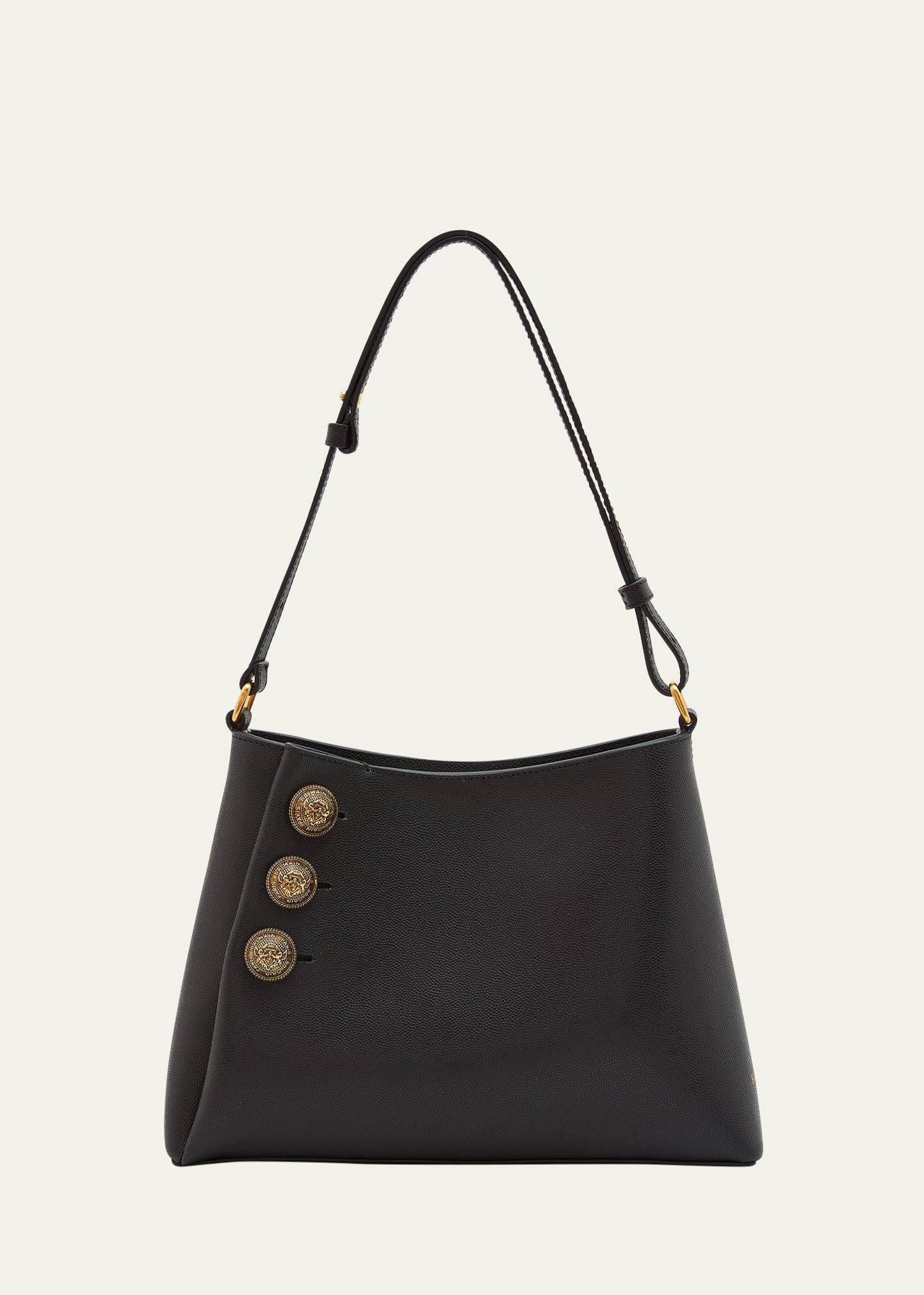 Womens Embleme Leather Shoulder Bag Product Image