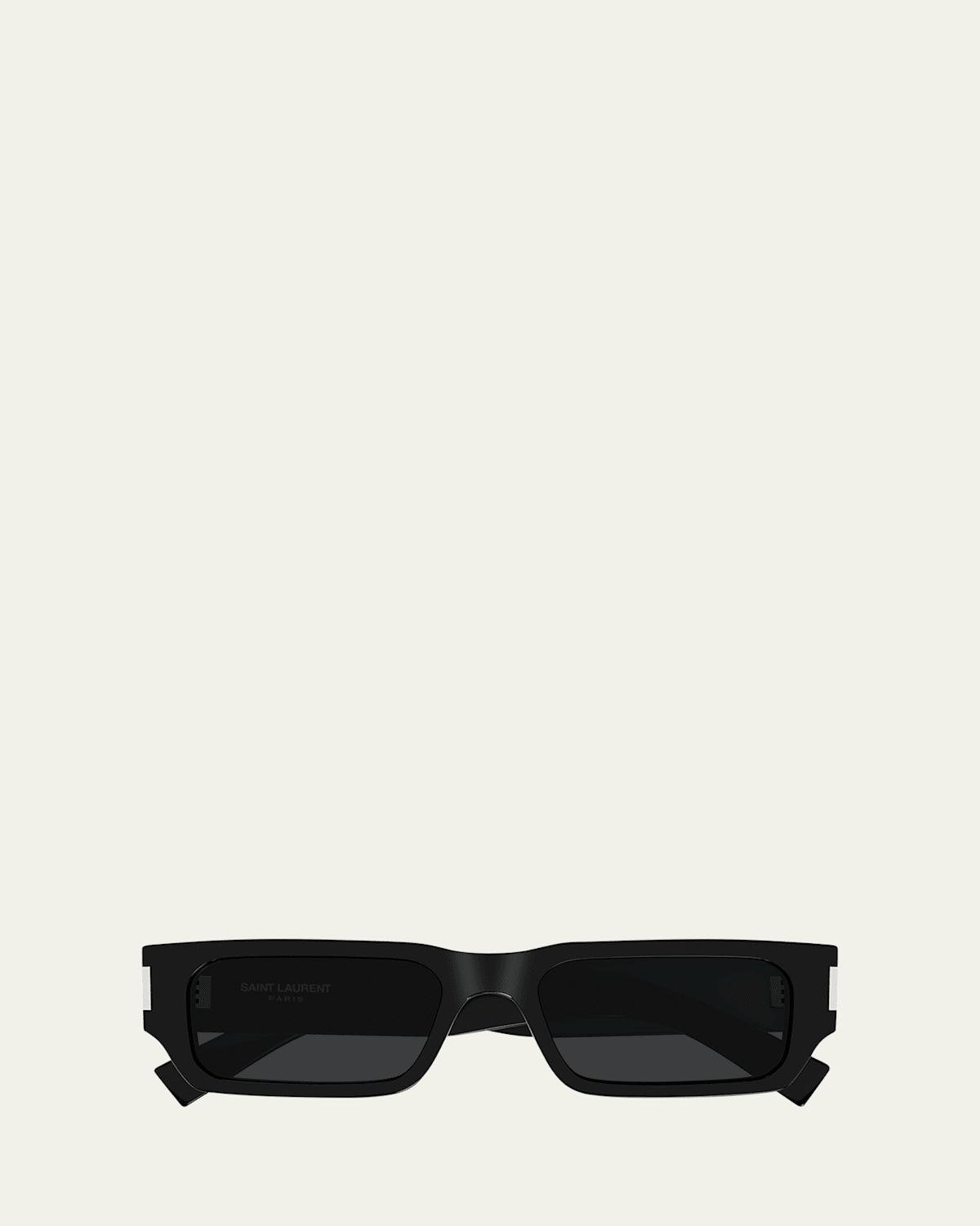 Mens SL 660 Acetate Rectangle Sunglasses Product Image