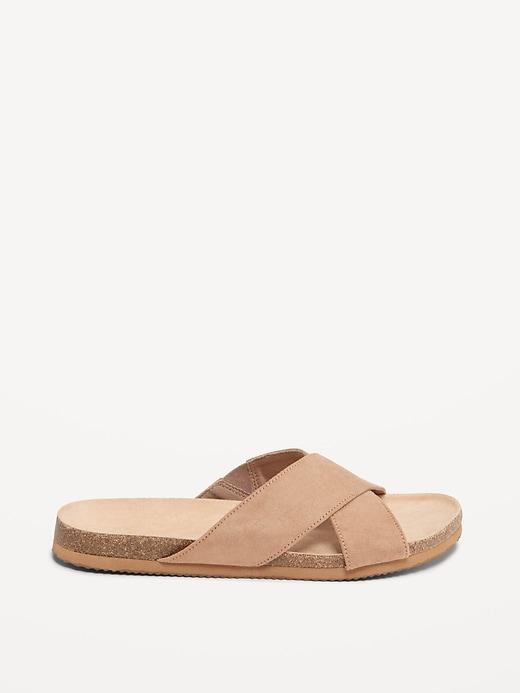 Cross-Strap Cork Sandals Product Image