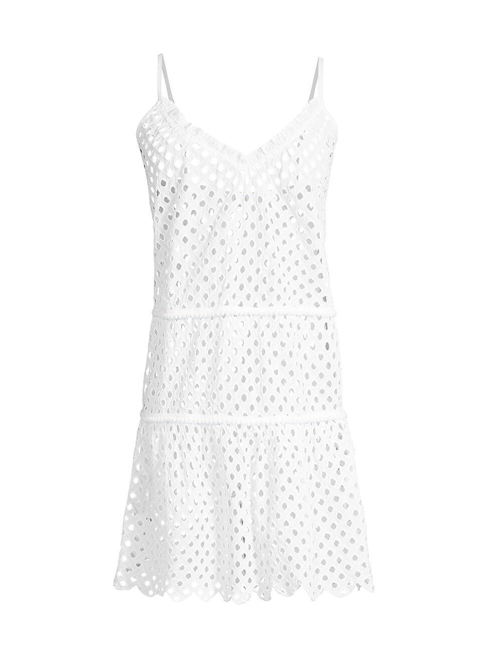 Womens Marg Cotton Tiered Minidress product image