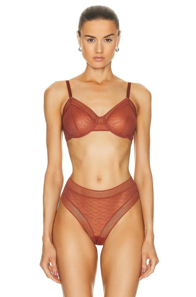 ERES Positive Bra in Brick Product Image