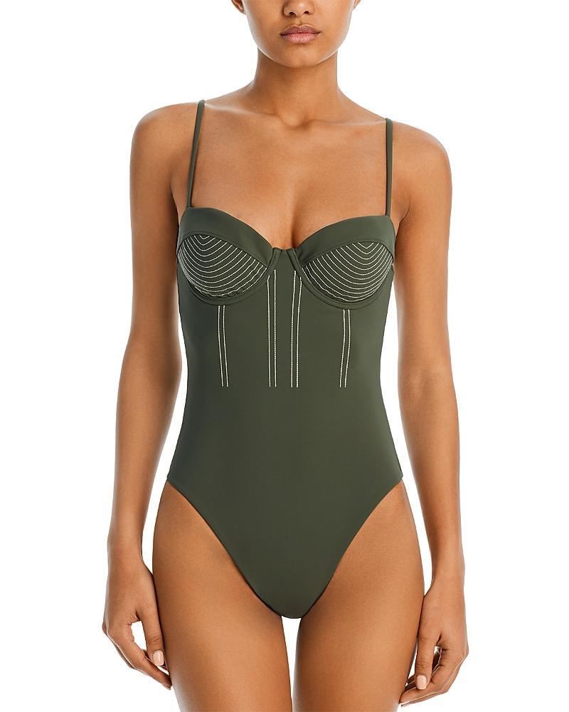 Womens Beatrix Bustier One-Piece Swimsuit Product Image