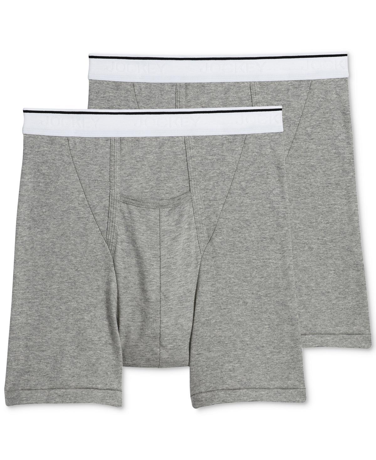 Jockey Men's Pouch 5" Boxer Brief - 2 Pack M White Product Image