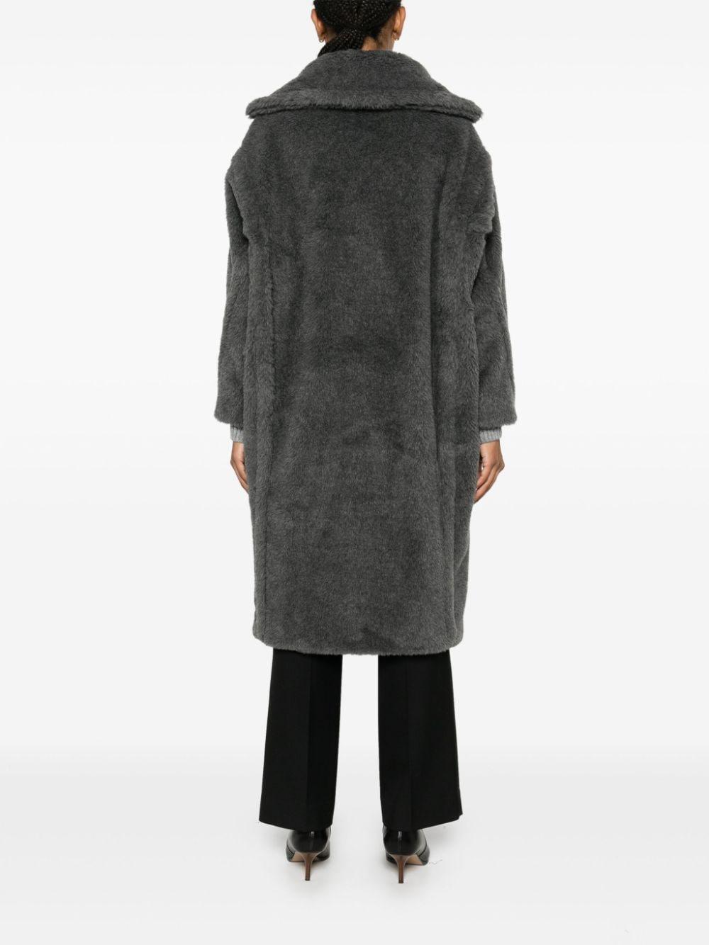 Teddy Icon Coat In Grey Product Image