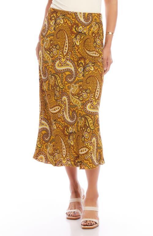 Karen Kane Paisley Midi Skirt Product Image