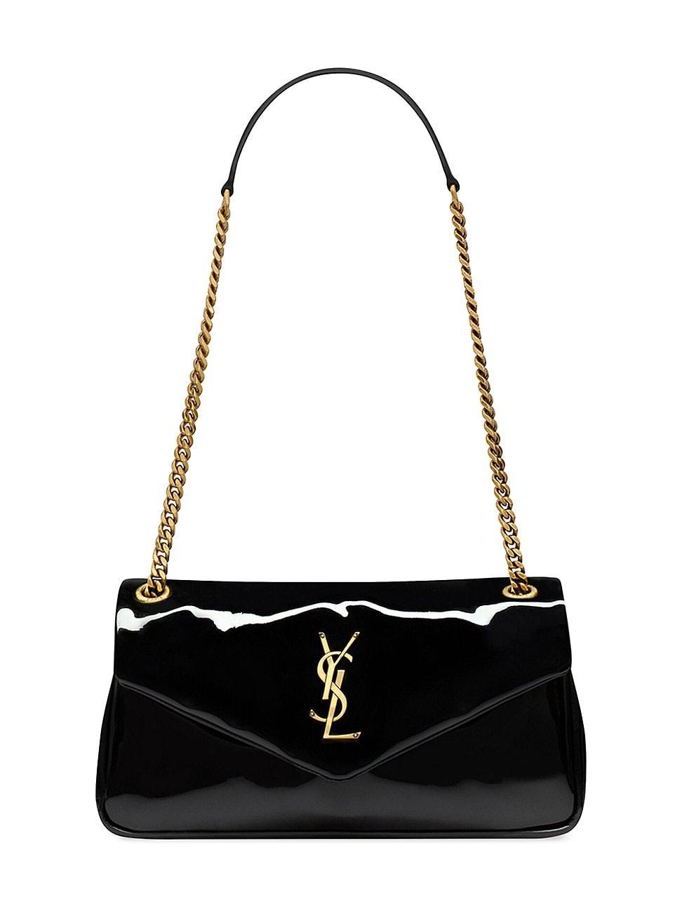 Womens Calypso Shoulder Bag In Patent Leather Product Image