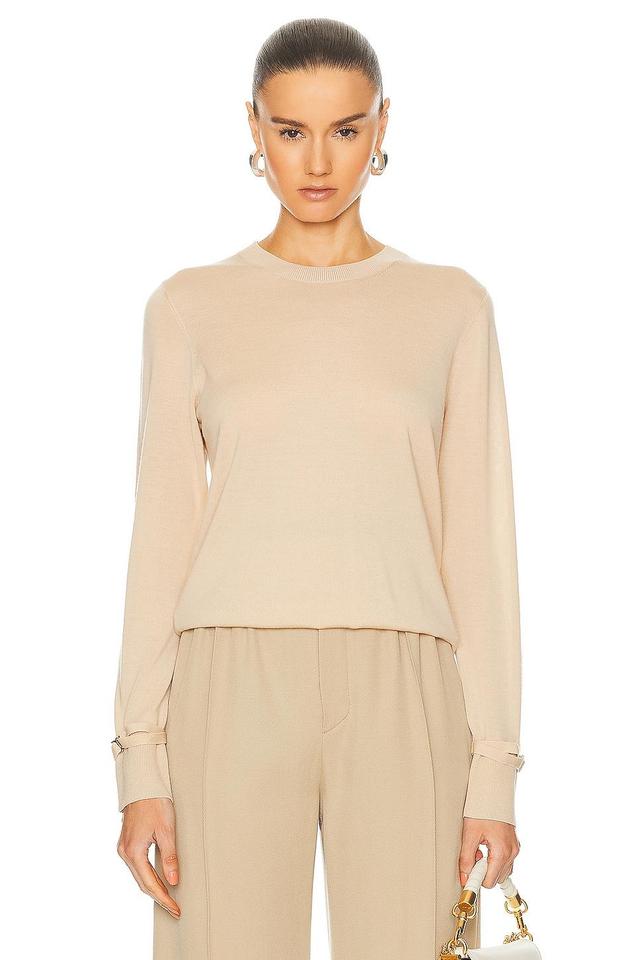 Chloe Marcie Sweater in Beige Product Image