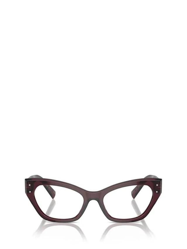 DOLCE & GABBANA Eyewear In Transparent Violet Product Image