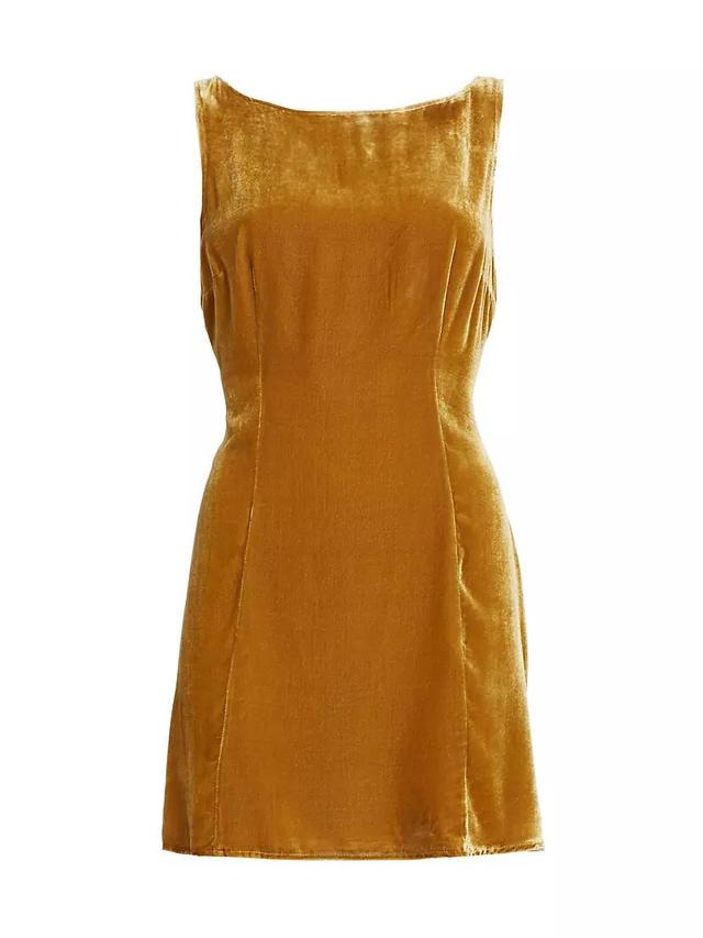 Brisbane Velvet Slip Minidress Product Image